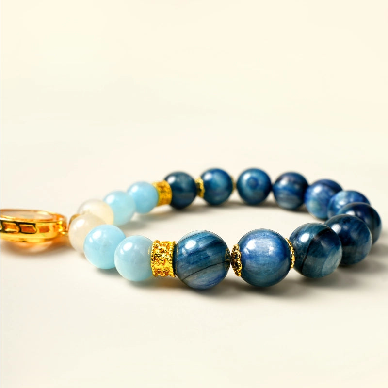 Blue Kyanite for calm, conversations that flow