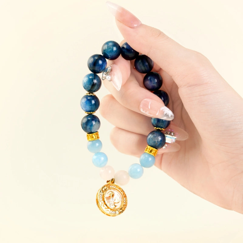 Blue Kyanite for calm, conversations that flow