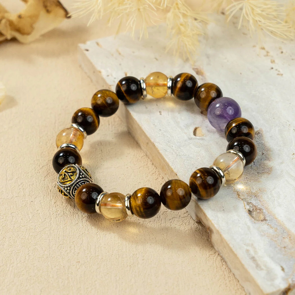 Zodiac Tiger Guardian Crystal Bracelet