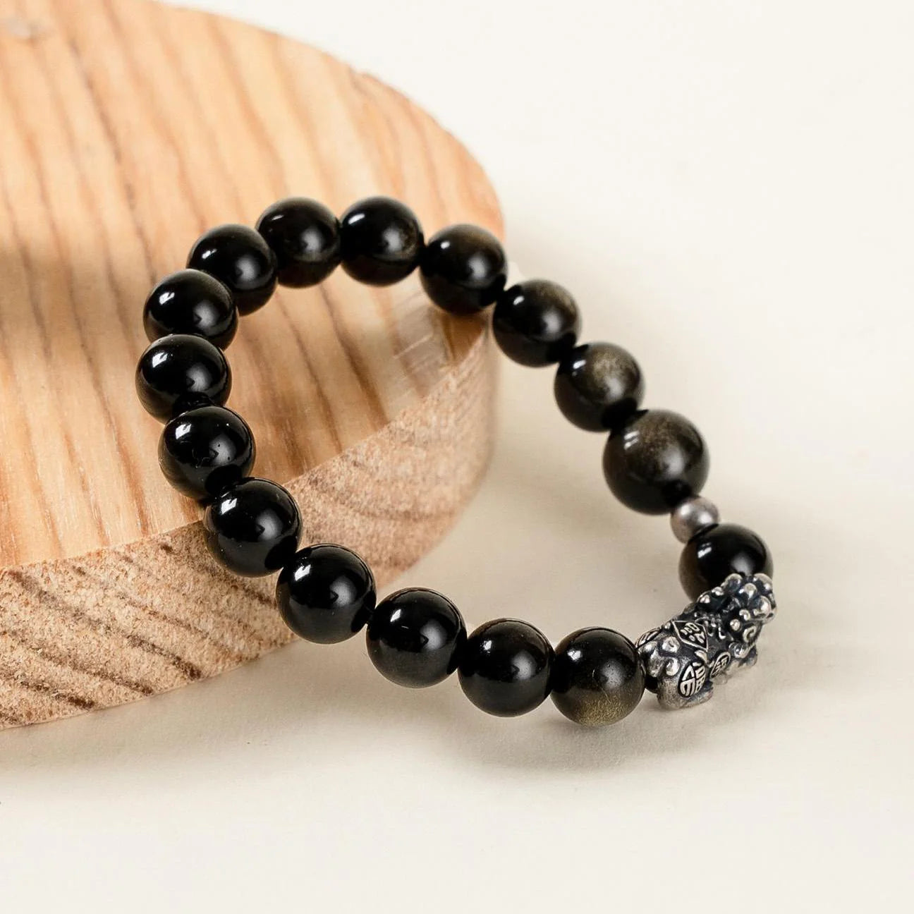 Black Obsidian Pixiu Bracelet