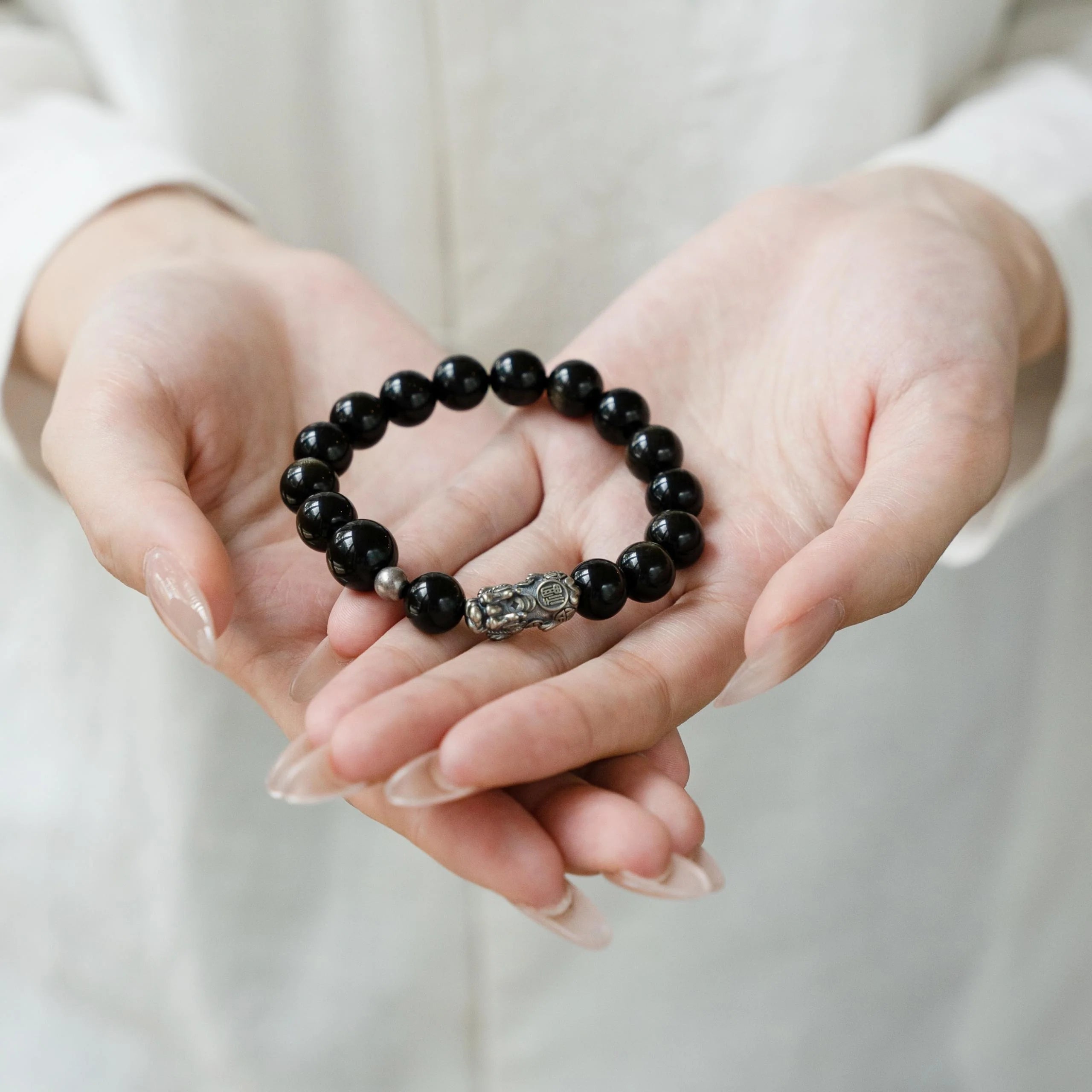 Black Obsidian Pixiu Bracelet