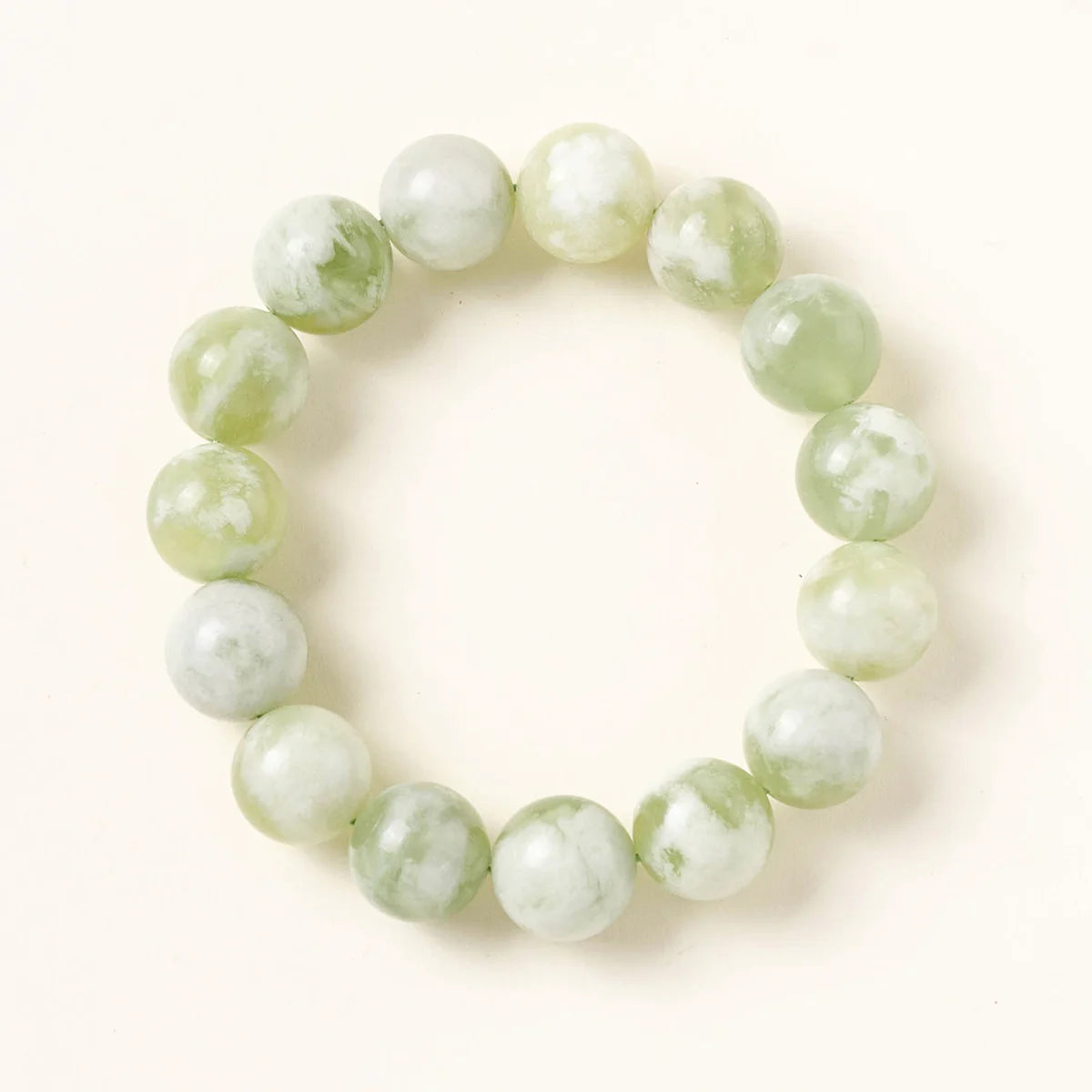 Prehnite Crystal Bracelet — Cultivate Inner Peace Intuition